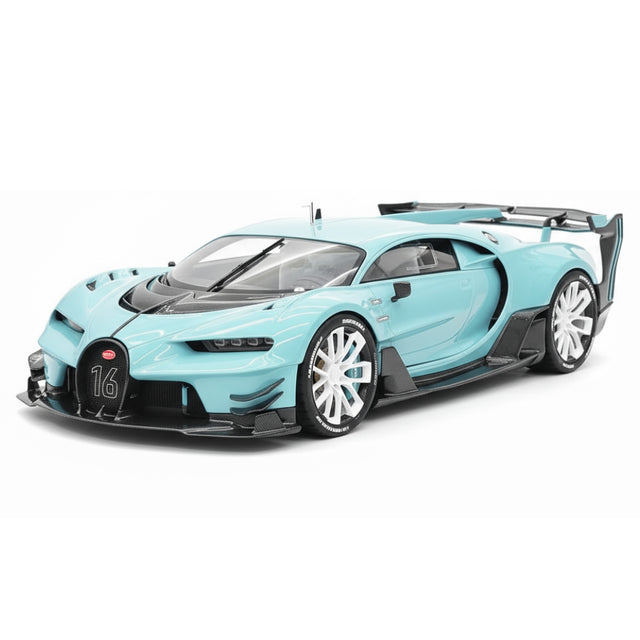 [Henson & Heaven] 1:18 Bugatti 2015 Vision Gran Turismo Tiffany & Blue Model Car Resin
