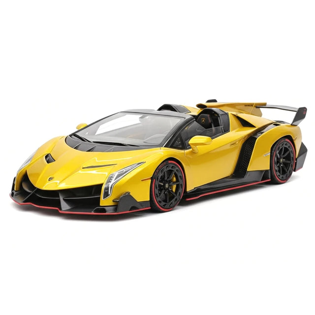[Henson & Heaven] 1:18 Lamborghini 2014 Veneno Roadster Electroplated kulta pienoismalli Hartsi