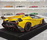 [Henson & Heaven] 1:18 Lamborghini 2014 Veneno Roadster Electroplated kulta pienoismalli Hartsi