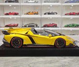 [Henson & Heaven] 1:18 Lamborghini 2014 Veneno Roadster Electroplated kulta pienoismalli Hartsi