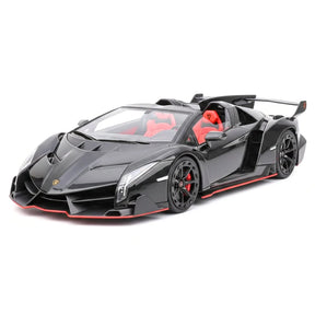 [Henson & Heaven] 1:18 Lamborghini 2014 Veneno Roadster Glossy Black Model Car Resin