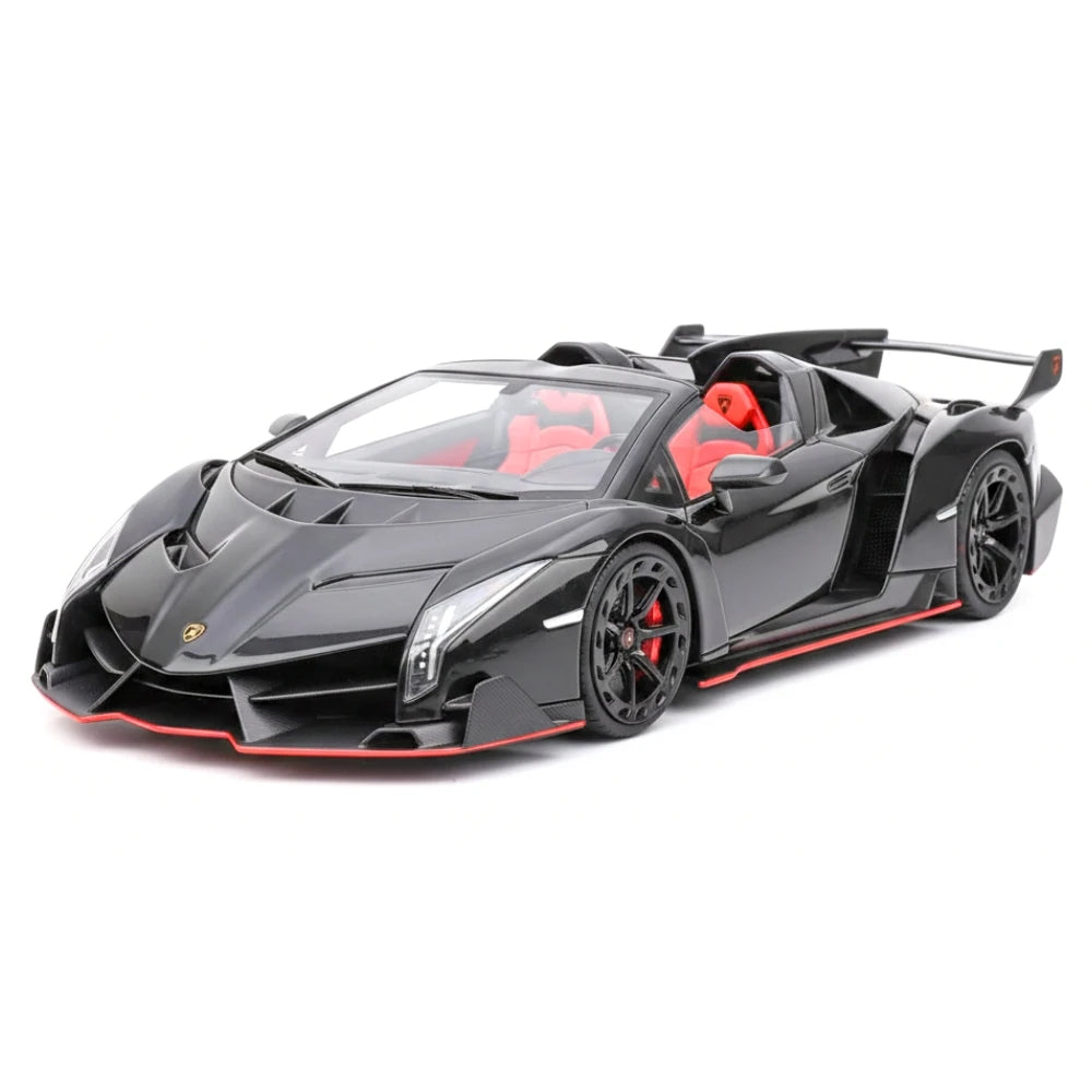 [Henson & Heaven] 1:18 Lamborghini 2014 Veneno Roadster Glossy nero modellino di auto resina