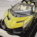 [Henson & Heaven] 1:18 Lamborghini 2014 Veneno Roadster Gradient vihreä pienoismalli Hartsi