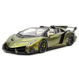 [Henson & Heaven] 1:18 Lamborghini 2014 Veneno Roadster Gradient vihreä pienoismalli Hartsi