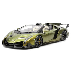 [Henson & Heaven] 1:18 Lamborghini 2014 Veneno Roadster Gradient Green Model Car Resin