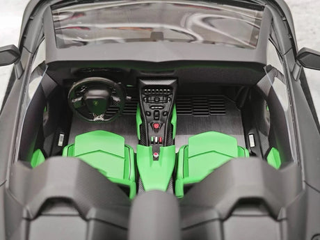 [Henson & Heaven] 1:18 Lamborghini 2014 Veneno Roadster mat zwart modelauto Hars