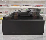 [Henson & Heaven] 1:18 Lamborghini 2014 Veneno Roadster Matte Black Model Car Resin