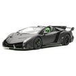 [Henson & Heaven] 1:18 Lamborghini 2014 Veneno Roadster Matte Black Model Car Resin