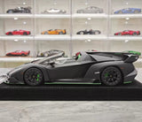 [Henson & Heaven] 1:18 Lamborghini 2014 Veneno Roadster Matte Black Model Car Resin