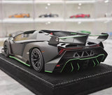 [Henson & Heaven] 1:18 Lamborghini 2014 Veneno Roadster Matte Black Model Car Resin