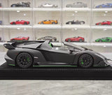 [Henson & Heaven] 1:18 Lamborghini 2014 Veneno Roadster Matte Black Model Car Resin