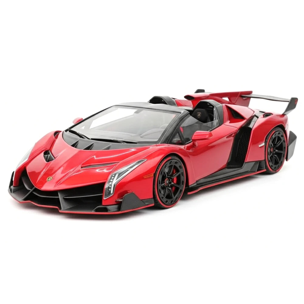[Henson & Heaven] 1:18 Lamborghini 2014 Veneno Roadster Red Model Car Resin