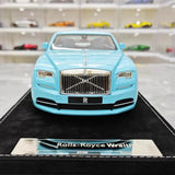[Henson & Heaven] 1:18 Rolls-Royce 2013 Wraith Blue Model Car Resin
