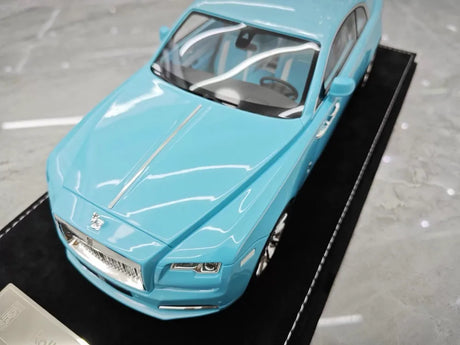 [Henson & Heaven] 1:18 Rolls-Royce 2013 Wraith Blue Model Car Resin