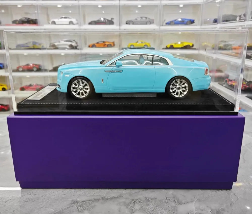 [Henson & Heaven] 1:18 Rolls-Royce 2013 Wraith Blue Model Car Resin