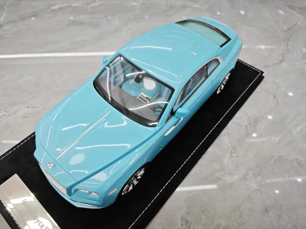 [Henson & Heaven] 1:18 Rolls-Royce 2013 Wraith Blue Model Car Resin