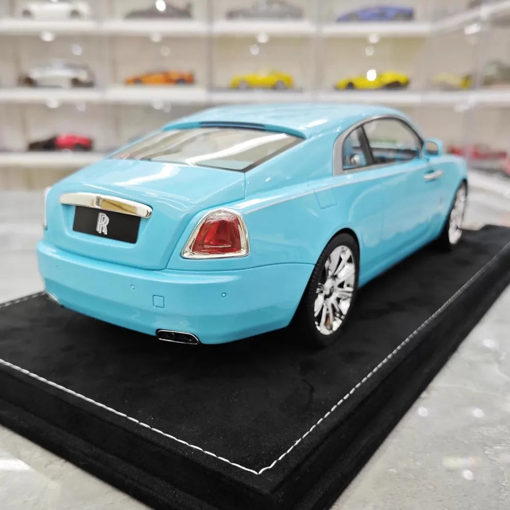 [Henson & Heaven] 1:18 Rolls-Royce 2013 Wraith Blue Model Car Resin