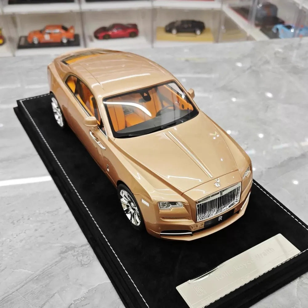 [Henson & Heaven] 1:18 Rolls-Royce 2013 Wraith oro modellino di auto resina