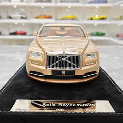 [Henson & Heaven] 1:18 Rolls-Royce 2013 Wraith oro modellino di auto resina