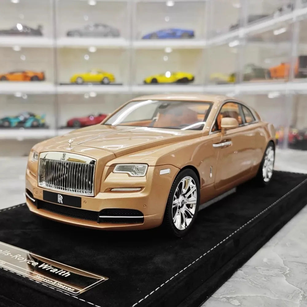 [Henson & Heaven] 1:18 Rolls-Royce 2013 Wraith oro modellino di auto resina