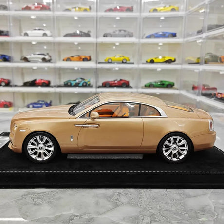 [Henson & Heaven] 1:18 Rolls-Royce 2013 Wraith Gold Model Car Resin