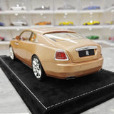 [Henson & Heaven] 1:18 Rolls-Royce 2013 Wraith Gold Model Car Resin