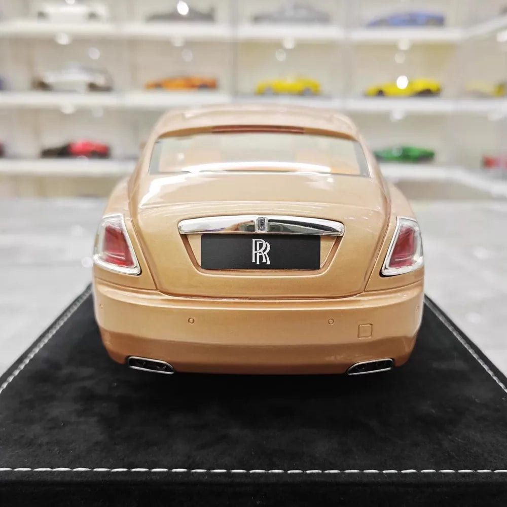 [Henson & Heaven] 1:18 Rolls-Royce 2013 Wraith Gold Model Car Resin