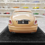 [Henson & Heaven] 1:18 Rolls-Royce 2013 Wraith Gold Model Car Resin
