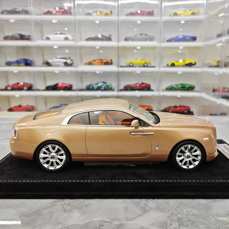 [Henson & Heaven] 1:18 Rolls-Royce 2013 Wraith Gold Model Car Resin