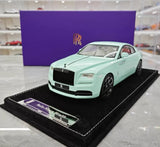 [Henson & Heaven] 1:18 Rolls-Royce 2013 Wraith BB Edition Blue Model Car Resin