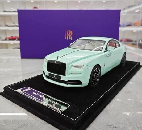 [Henson & Heaven] 1:18 Rolls-Royce 2013 Wraith BB Edition Blue Model Car Resin