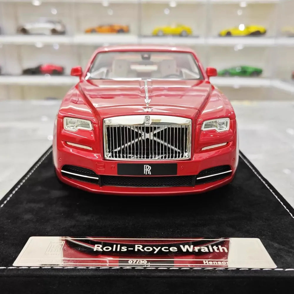 [Henson & Heaven] 1:18 Rolls-Royce 2013 Wraith rouge voiture miniature Resin