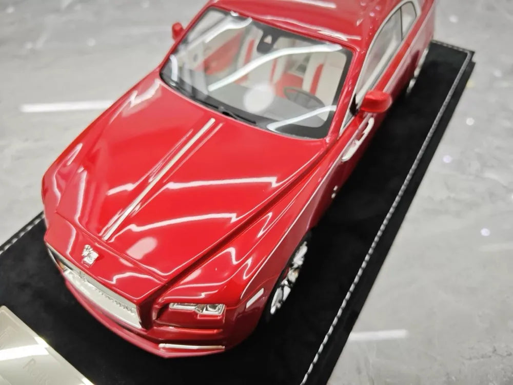 [Henson & Heaven] 1:18 Rolls-Royce 2013 Wraith rouge voiture miniature Resin