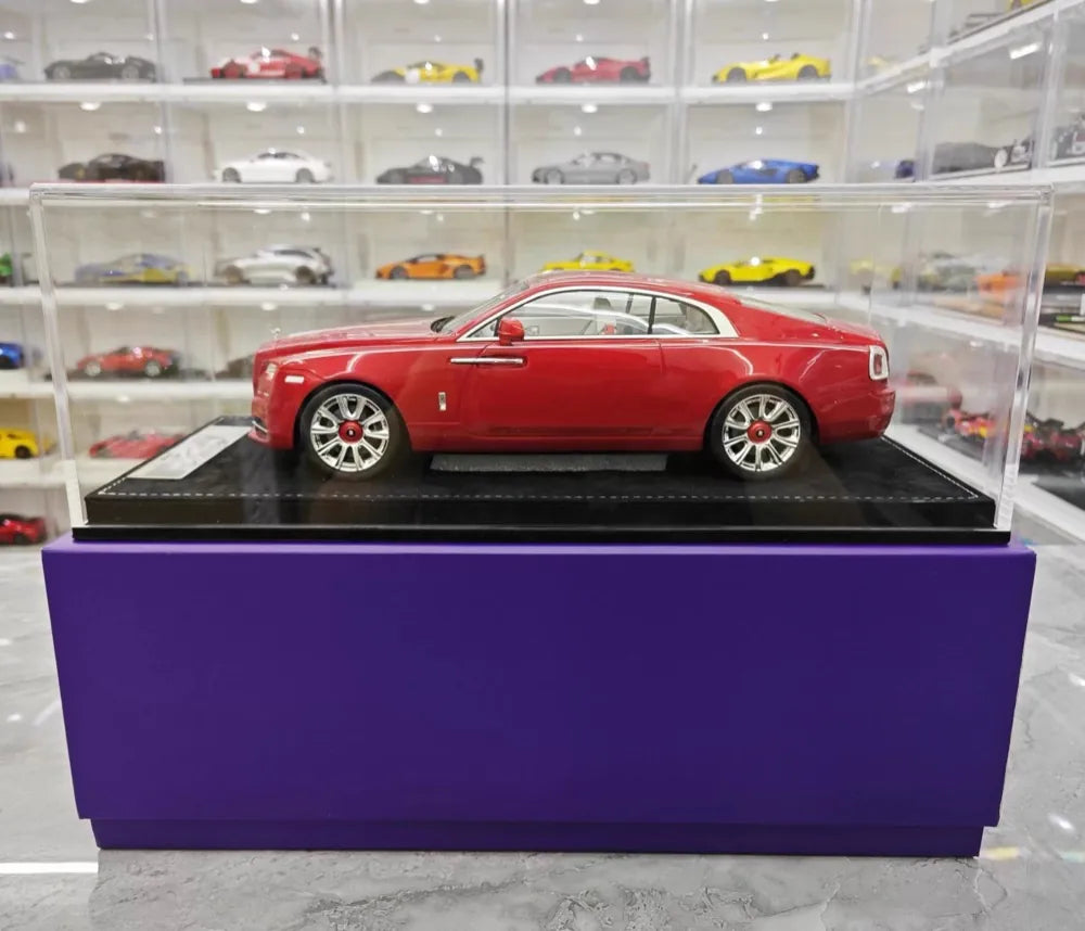 [Henson & Heaven] 1:18 Rolls-Royce 2013 Wraith rosso modellino di auto resina