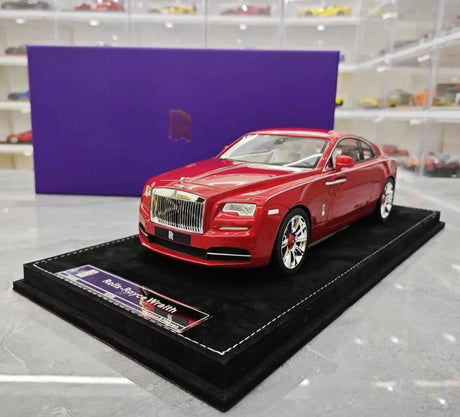 [Henson & Heaven] 1:18 Rolls-Royce 2013 Wraith Red Model Car Resin
