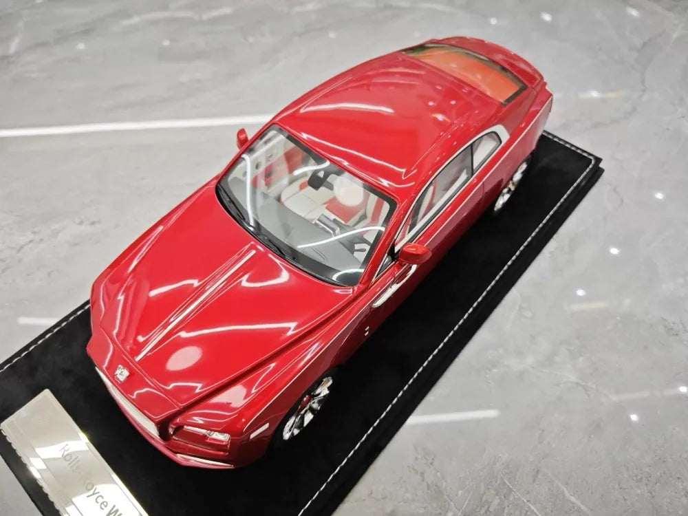 [Henson & Heaven] 1:18 Rolls-Royce 2013 Wraith rosso modellino di auto resina
