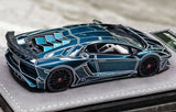 [Henson & Heaven] 1:43 Lamborghini 2015 Aventador LP750-4 SV Cracked Livery Model Car Resin