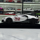 Henson & Heaven Bugatti 2020 Chiron Pur Sport White 1:18 – Modelo de Resina de Coleção