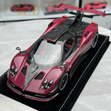 Henson & Heaven Pagani 2012 Zonda 760 RS Carbon Pink 1:18 – Resina de Modelo de Resina de Colección