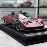 Henson & Heaven Pagani 2012 Zonda 760 RS Carbon Pink 1:18 – Resina de Modelo de Resina de Colección