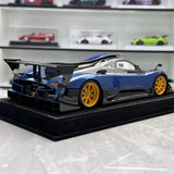 Henson & Heaven Pagani 2013 Zonda ريفولوشن بلو كربون إيطالي سترايب 1:18 – راتنج نموذجي قابل للجمع