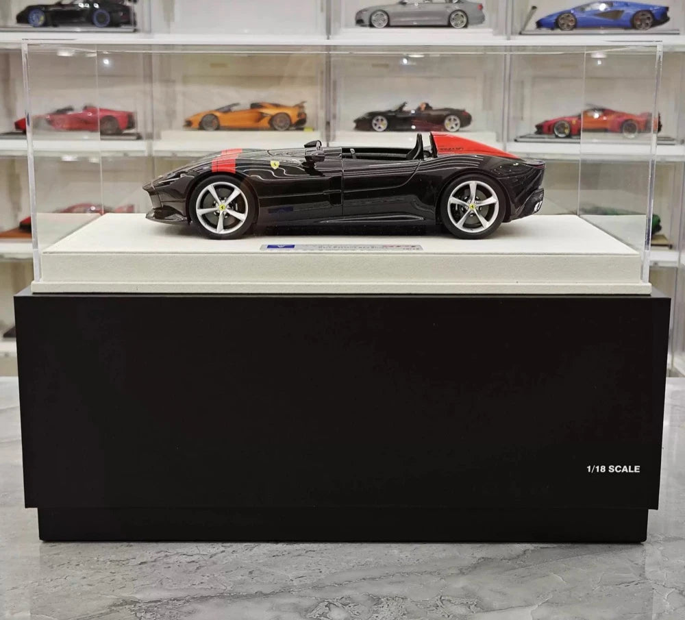 [Hermes Collection] 1:18 Ferrari 2019 Monza SP1 ブラック モデルカー レジン