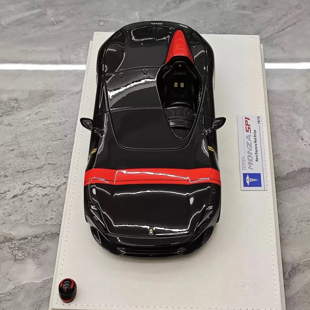 [Hermes Collection] 1:18 Ferrari 2019 Monza SP1 ブラック モデルカー レジン