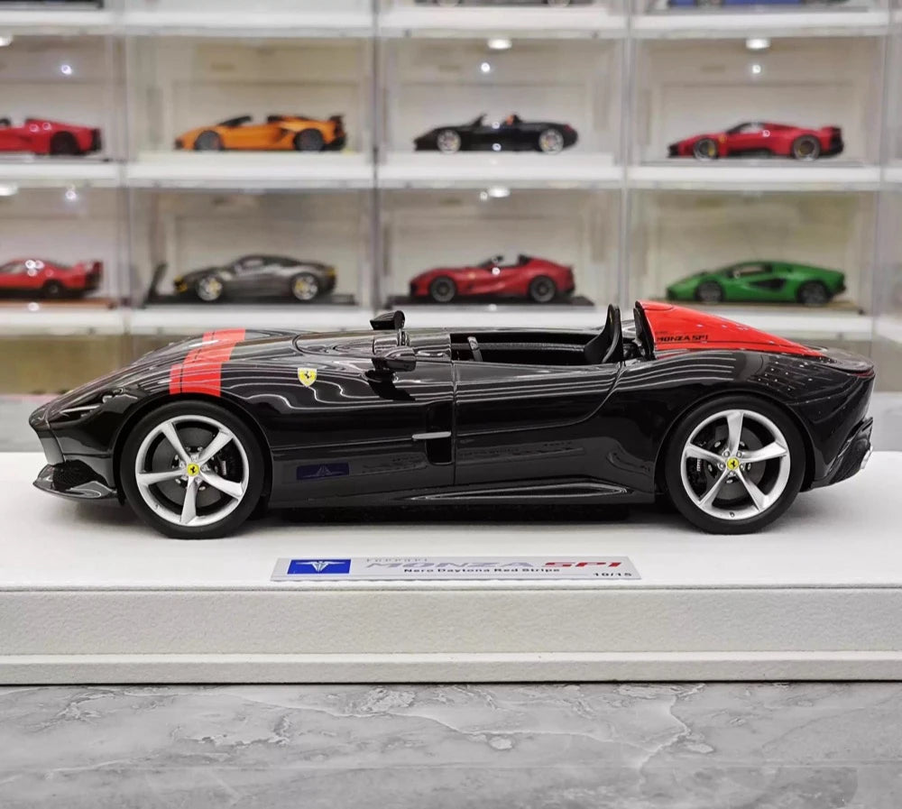 [Hermes Collection] 1:18 Ferrari 2019 Monza SP1 ブラック モデルカー レジン