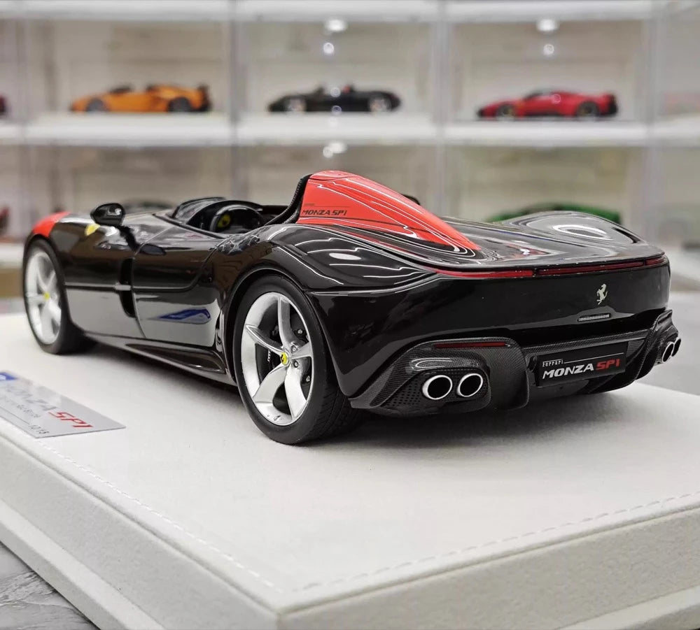 [Hermes Collection] 1:18 Ferrari 2019 Monza SP1 ブラック モデルカー レジン