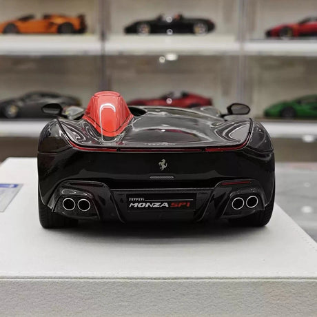 [Hermes Collection] 1:18 Ferrari 2019 Monza SP1 musta pienoismalli Hartsi