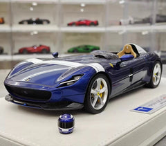 [Hermes Collection] 1:18 Ferrari 2019 Monza SP1 Blue Model Car Resin
