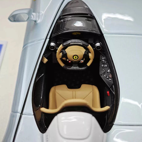 [Hermes Collection] 1:18 Ferrari 2019 Monza SP1 Ice sininen pienoismalli Hartsi