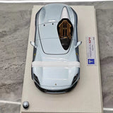[Hermes Collection] 1:18 Ferrari 2019 Monza SP1 Ice Blue Model Car Resin