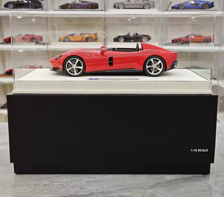 [Hermes Collection] 1:18 Ferrari 2019 Monza SP1 punainen pienoismalli Hartsi